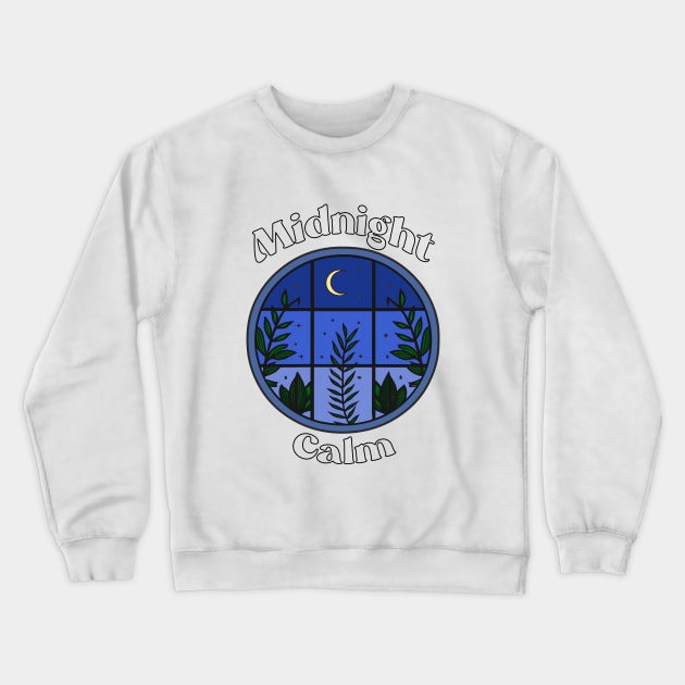 Midnight Calm Crewneck Sweatshirt by PlushPrints